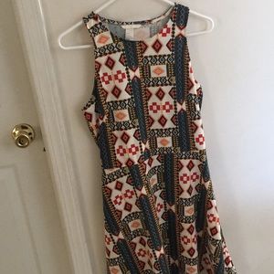 tribal print dress